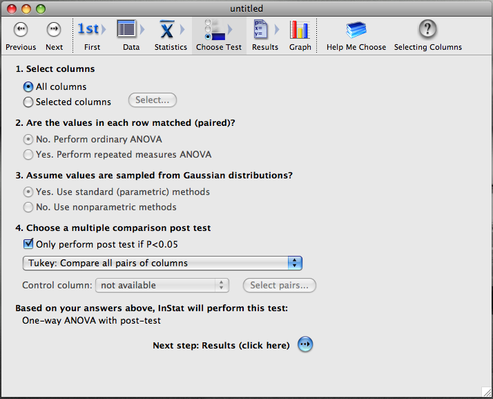 software for statistical analyses of test items for mac os x