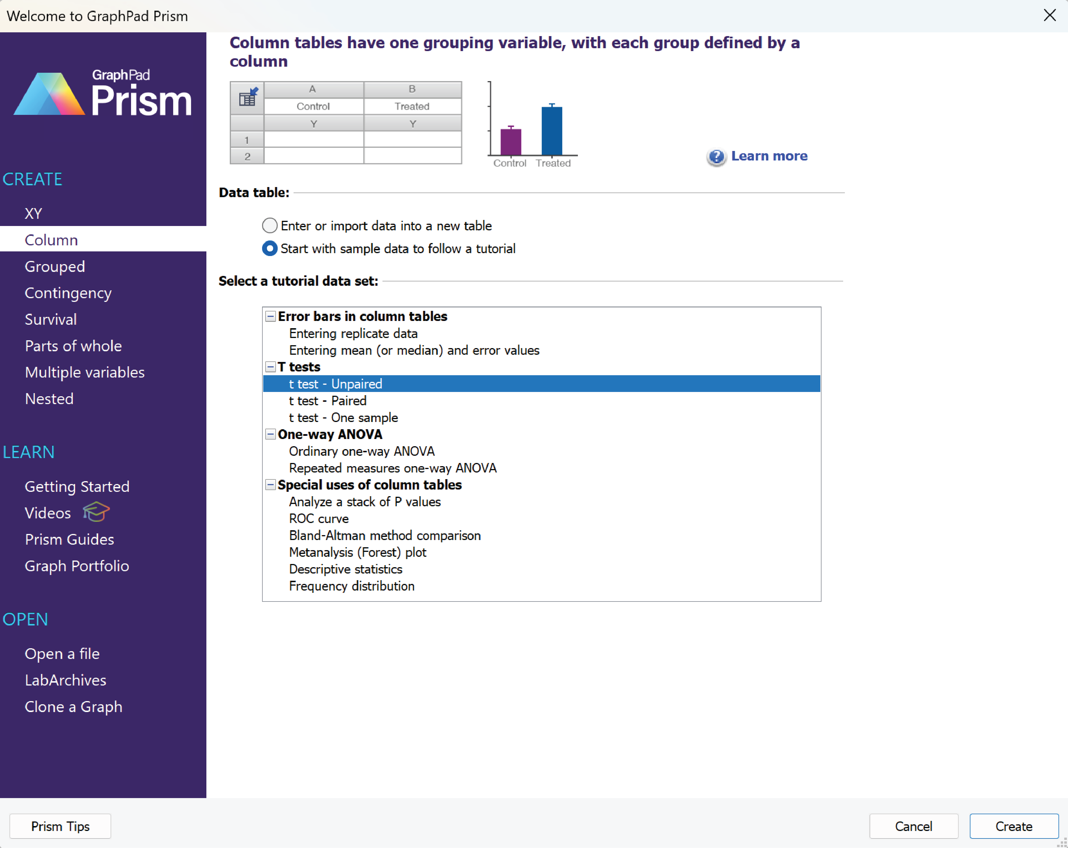 graphpad-prism-10-user-guide-tutorial-data-sets